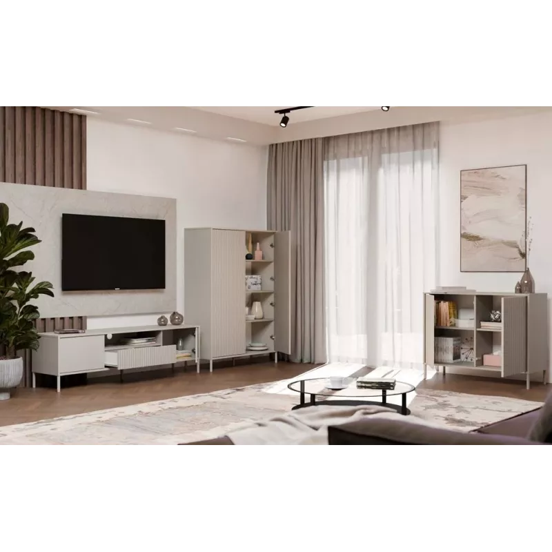 KAMARO 2DD fino/GŁ SHOWROOM cor caxemira
