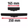 Conjunto de bicos BRILLIANTO, para limpa-vidros preto, 2 unidades: 350mm e 165mm