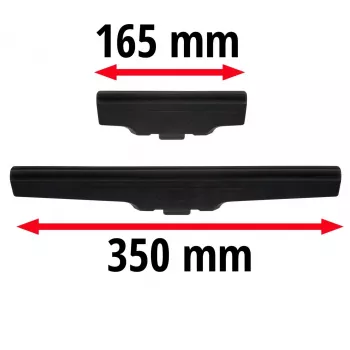 Conjunto de bicos BRILLIANTO, para limpa-vidros preto, 2 unidades: 350mm e 165mm