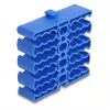 Suporte para cabos DeLOCK 66325 azul 24 entradas de cabos