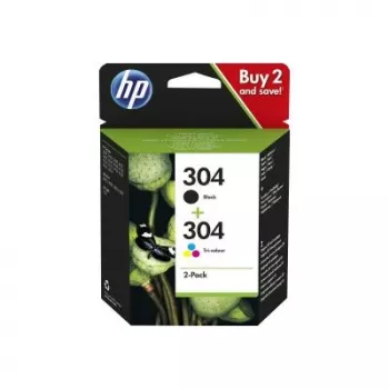 Tinteiros originais HP 304 pack de 2 preto/tricolor