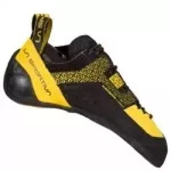 Sapatos de escalada La Sportiva Katana Laces amarelo/preto tamanho 38