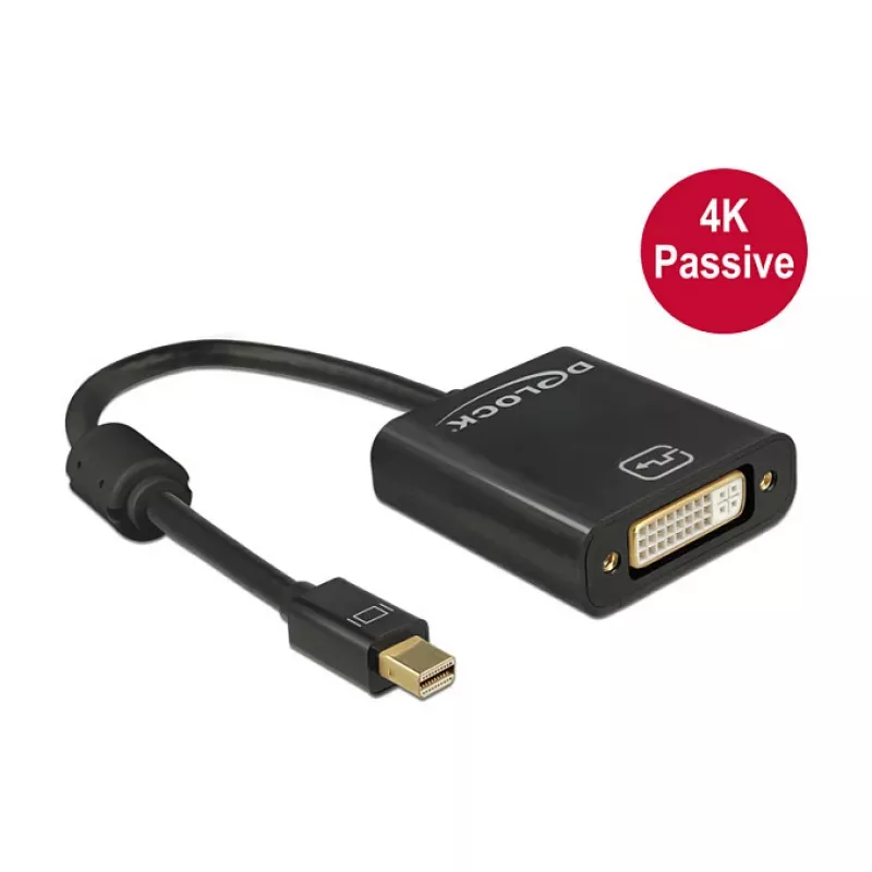 Adaptador de cabo de vídeo DeLOCK 62605 Mini DisplayPort para DVI-I 0,2 m