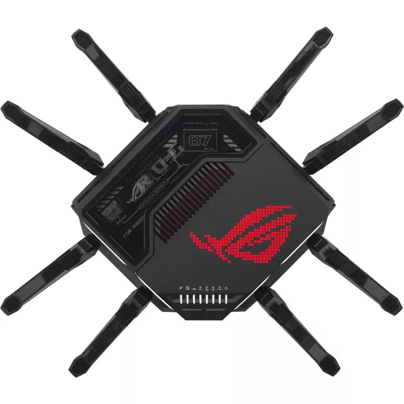 Router Wireless ASUS ROG Rapture GT-BE98 10 Gigabit Ethernet Quad-Band (2,4 GHz / 5 GHz-1 / 5 GHz-2 / 6 GHz) Preto