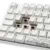 Ducky One 3 Classic Pure Branco TKL Gaming RGB LED - Teclado MX-Brown USB Alemão Branco (DKON2187ST-BDEPDPWWWSC1)