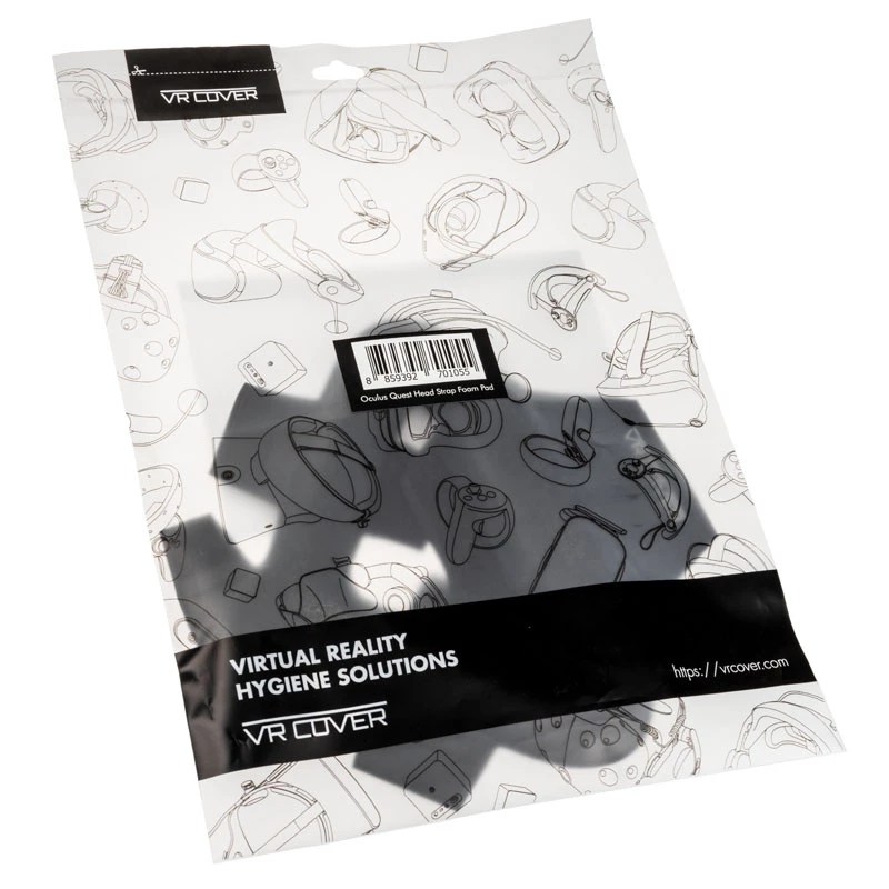 Correia para Head-Mounted Display VR Cover VRCOQHSF — espuma preta, 1 unid.