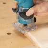Fresadora de tupia sem escovas Makita DRT52Z 18V LXT 6 mm (1/4 inch) - máquina base