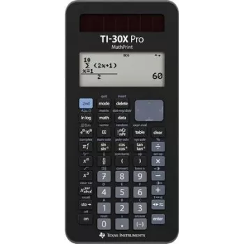 Calculadora científica Texas Instruments TI-30X Pro MathPrint (modelo 30XPROMP/TBL/2E5) com ecrã MathPrint