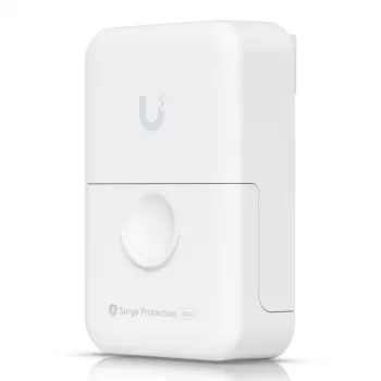 Proteção contra sobretensão Ethernet UBIQUITI UACC-ETH-SP-Pro — 10 Gbit/s, 600 V, policarbonato, branco