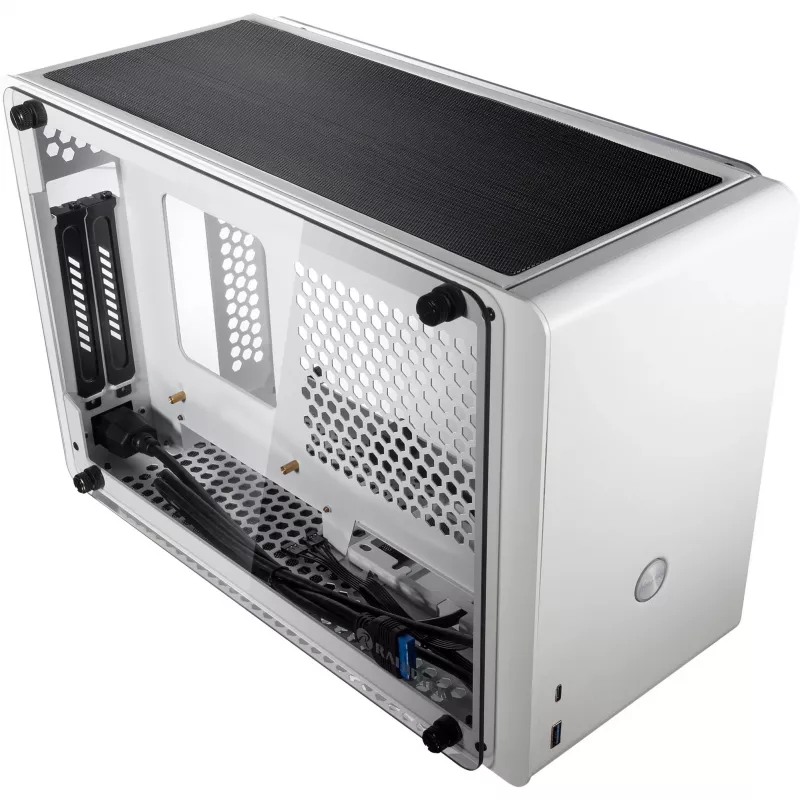 Caixa RAIJINTEK Ophion Mini-ITX com vidro temperado - branca - caixa - Mini-ITX