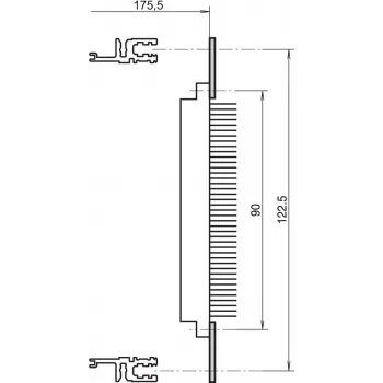 SCHROFF CALHAS PLANAS 84HP DIN41612 (4 UNIDADES/KIT) - Acessório para rack (20822048)