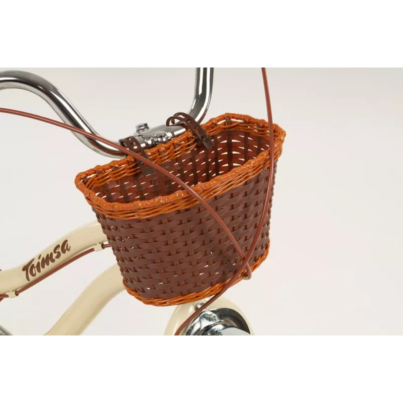 Bicicleta infantil Toimsa 16 polegadas modelo TOI16231 Vintage bege — roda de 16 polegadas, bicicleta infantil