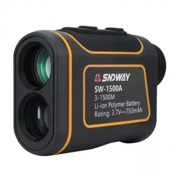 Medidor de distância a laser SNDWAY SW-1500A — alcance 1500 m, modelo SW-1500A, medidor de distância manual