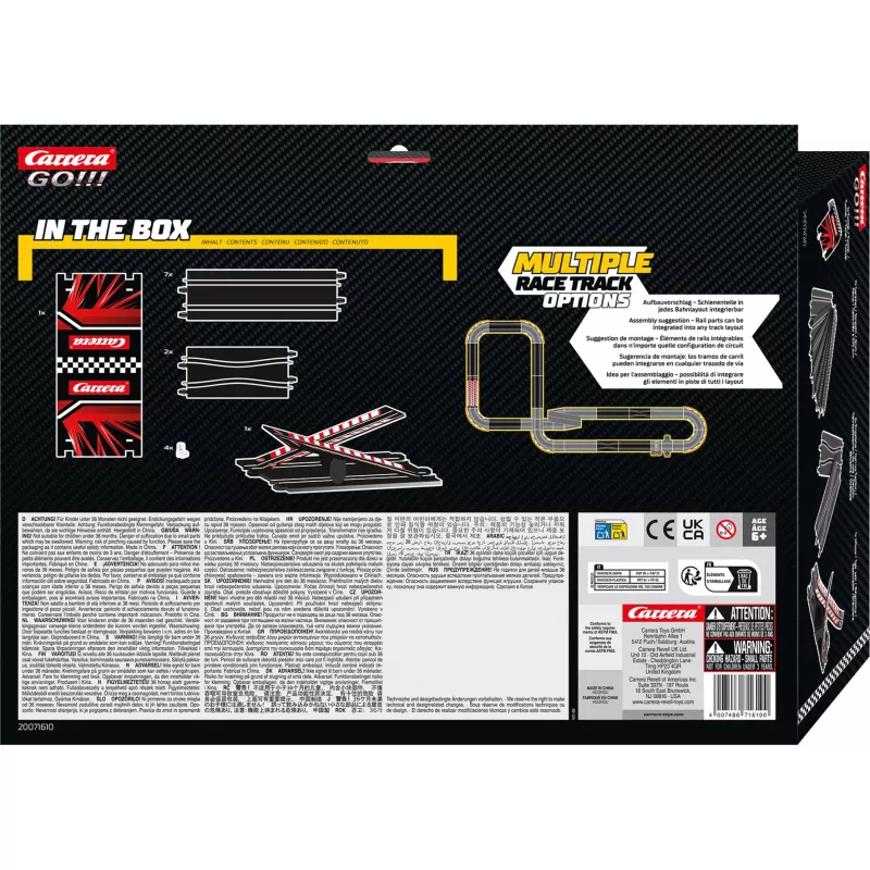 Pista de slot cars CARRERA GO!!! Mega Extension Pack 20071610 para escala GO!!!