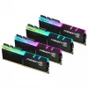 DIMM 32 GB DDR4-3200 (4x 8 GB) quad kit, memória RAM preta, F4-3200C16Q-32GTZRX, Trident Z RGB, INTEL XMP