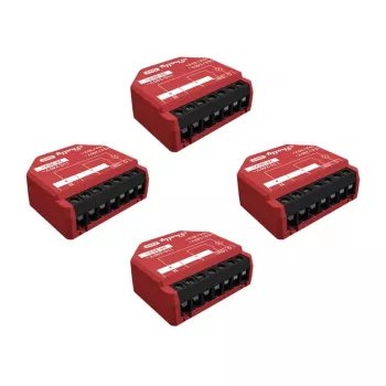 Shelly 1PM Gen3 conjunto de 4 controlador WiFi/Bluetooth
