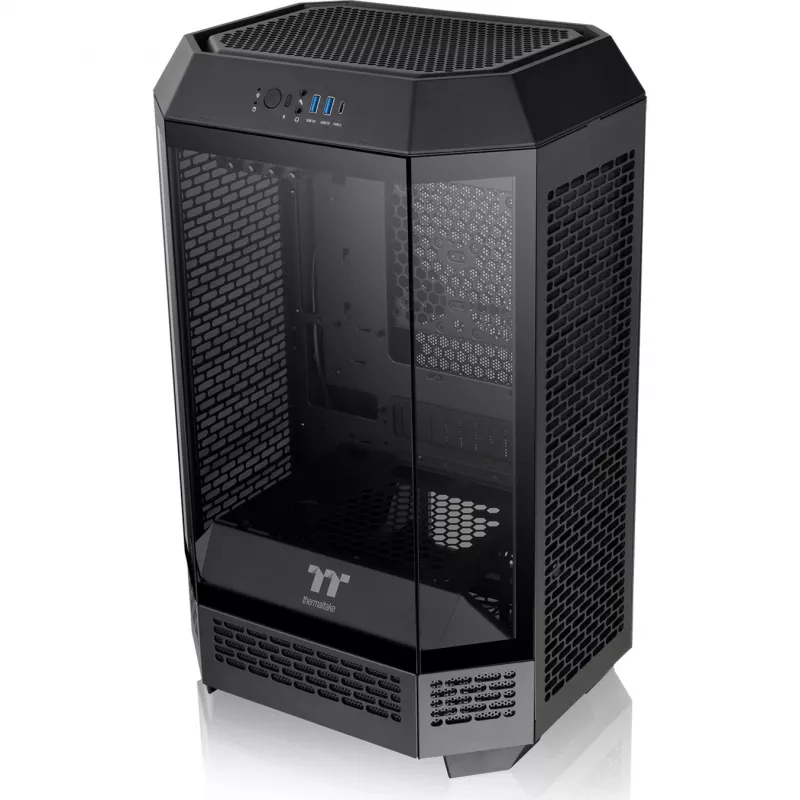 Caixa para PC Gaming Thermaltake The Tower 300 Black Micro Tower Tempered Glass