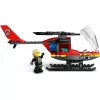 LEGO City Helicóptero dos Bombeiros 60411 Brinquedo de construção, 85 peças, pás do rotor giratórias, 1 minifigura, idade 5+ (220×90×60 mm)