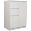 Topeshop 2D2S BIEL cómoda, branca