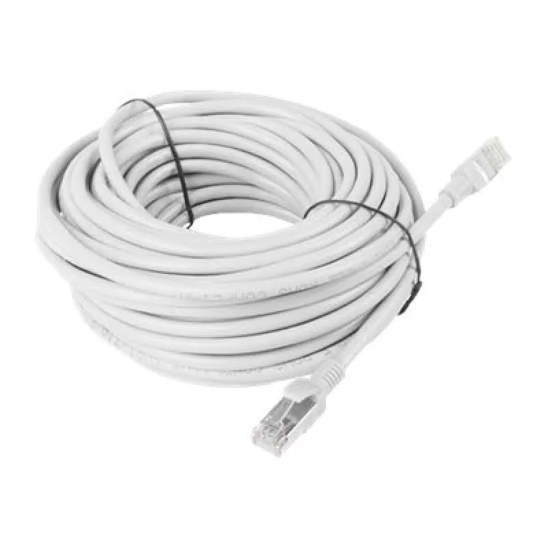 Cabo de rede LANBERG Cat5e U/UTP RJ-45 PCU5-10CC-1500-S, 15 m, cinzento, CCA, 26 AWG, 100 MHz
