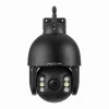 Câmara de vigilância IP dome Foscam SD8P 8 MP, 4K 3840 x 2160, zoom ótico 4x, PTZ, IR 50 m, Wi-Fi, MicroSD até 256 GB