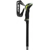 Bastões de marcha nórdica Leki Guide 2 — alumínio, comprimento máximo 150 cm, peso 271 g, Lock Security Strap nylon, haste Ø1,6 cm, preto