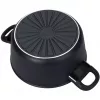 Panela BALLARINI 75002-920-0 redonda preta alumínio 20 cm