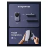 Carregador CA sem fios para interior UGREEN para auscultadores e smartphones W528, cinzento, proteção contra curto-circuito e subtensão