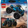 Brinquedo de construção LEGO City 60402 Monster Truck azul com pneus grandes, 148 peças, 1 minifigura, idade 5+
