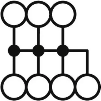 Phoenix PTFIX 6/6X2,5 BU. Largura: 25,2 mm, profundidade: 28,2 mm, altura: 21,2 mm. Tensão nominal: 500 V (3273332)