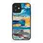 Capa de proteção iKins para Apple iPhone 12 mini – azul-céu