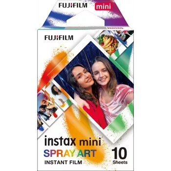 Fujifilm Instax MINI Spray Art Film Multicolour 5,4 x 8,6 cm 10 folhas