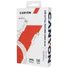 Cabo CANYON UC-44, U4-CC-5A1M-E, conjunto de cabo USB4 Type-C para Type-C 40G 1m 5A 240W(ERP) com E-MARK, CE, ROHS, branco