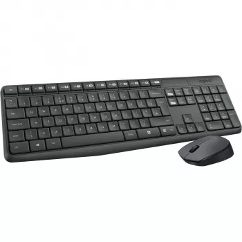 Logitech MK235 - conjunto de teclado e rato - sem fios