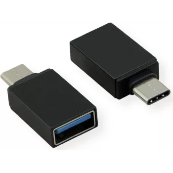 Adaptador de cabo ROLINE 12.03.2997 USB-C USB-A preto (12.03.2997)