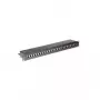 Patch panel ROLINE Cat.6/Class E 19 polegadas 24 portas STP preto