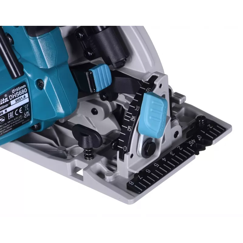 Serra circular manual Makita DHS680Z turquesa 5000 rpm 18 V