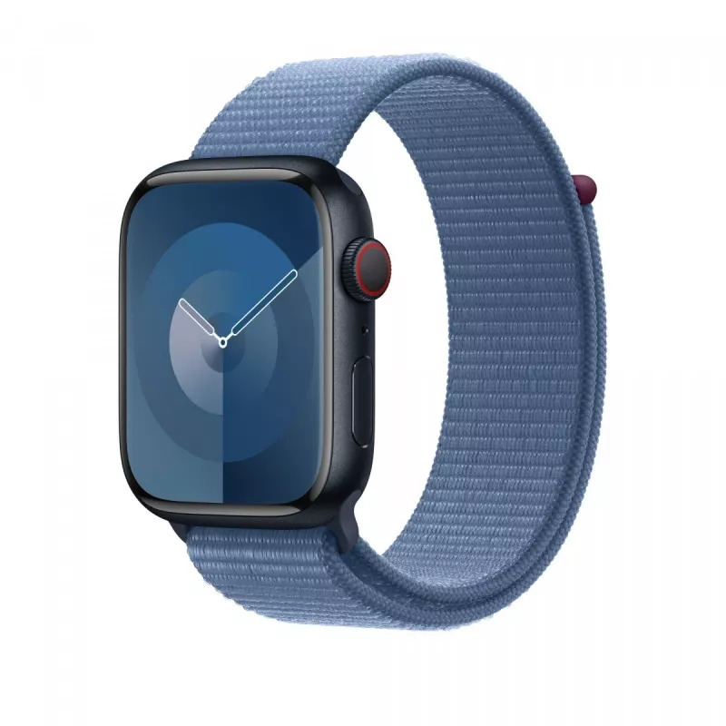 Pulseira desportiva azul-inverno 45 mm