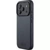 Mujjo Full Leather Case MagSafe capa para iPhone 17 Pro cinzento