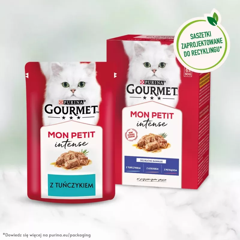 GOURMET Mon Petit Fish Mix - comida húmida para gatos - 6 x 50 g