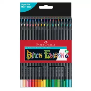 Conjunto de lápis de cor Faber-Castell 116436 — 36 unidades, multicolor, caixa de cartão