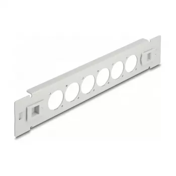 Patch panel DeLOCK 10 polegadas D-Type 6 portas sem ferramentas cinzento