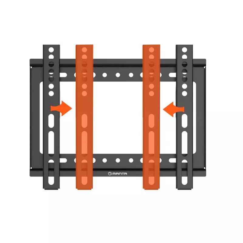 Suporte de parede para TV MANTA P10 para ecrãs de 14–43 polegadas, compatível com VESA
