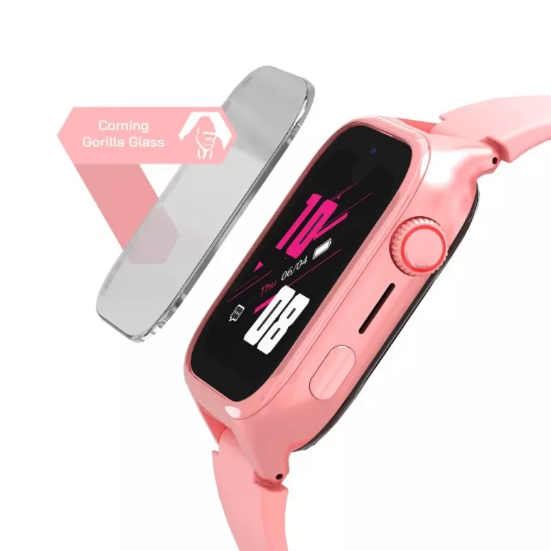 Smartwatch Stelio Junior Pro AI 4G ST-SWJ102-PK — relógio 4G para criança, rosa
