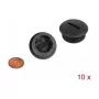 Tampão de fecho preto nylon DeLOCK 60232