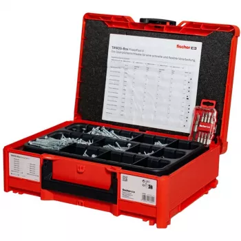 Parafusos ocos FISCHER 574617 conjunto, 1081 peças — ferragens de fixação