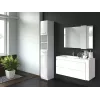 Armário de arrumação de casa de banho Topeshop MARBELA em branco brilhante