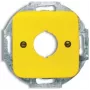 BUSCH JAEGER placa central amarela 22.5mm aparelhos de comando 2533-214-1