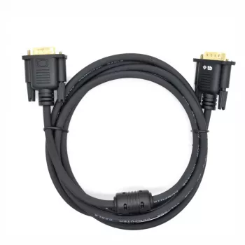 Cabo TB VGA 15M-15M 1,8 m preto-dourado (AKTBXVGAMMG180B)