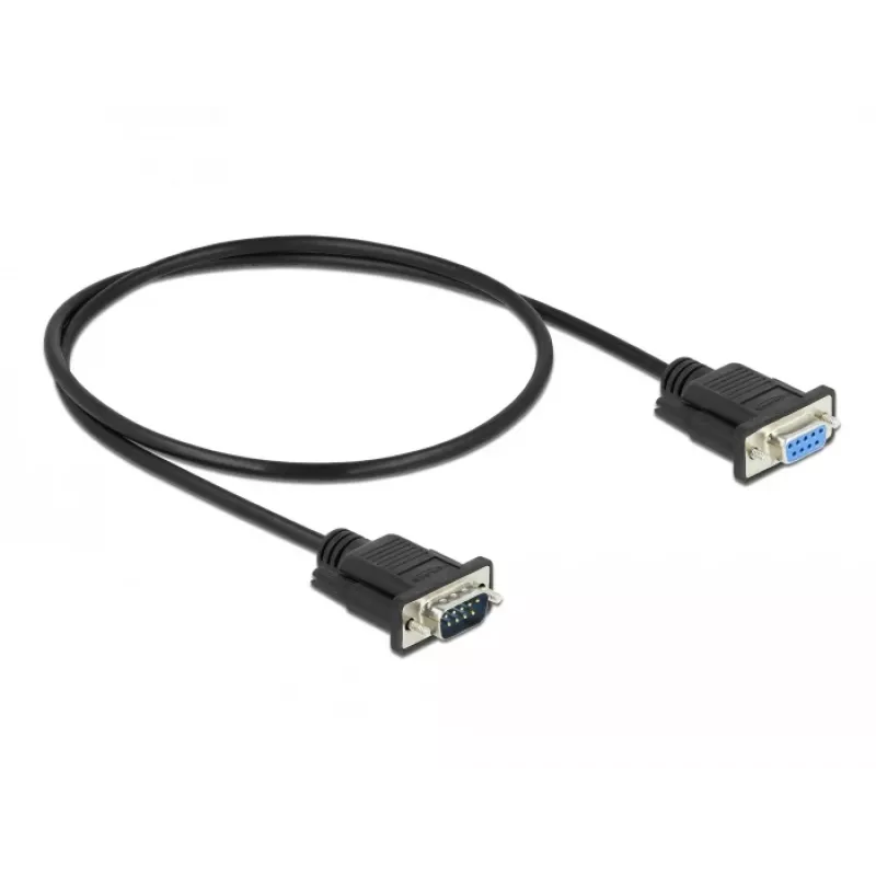 Cabo série DeLOCK 86613 preto 0,5 m RS-232